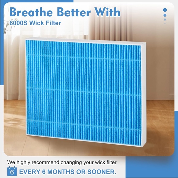 New Pack Wick Filter Compatible Ultra-Efficient Humidifier Replacement Filter - Picture 6 of 8